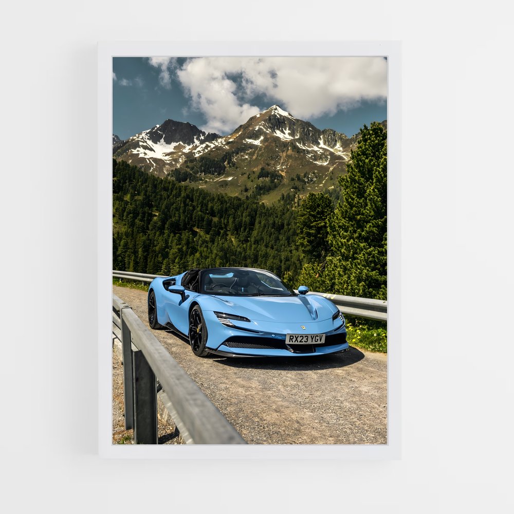 Poster spider beauté brutale – affiche Ferrari (vue 3)